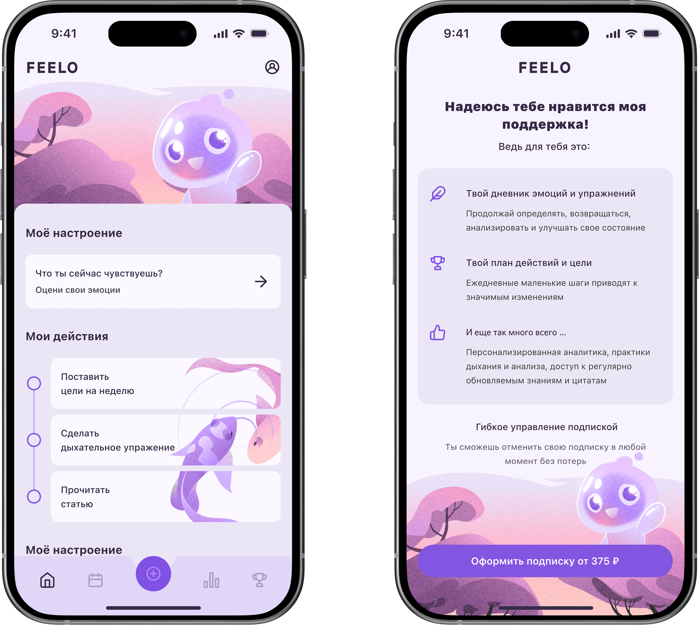 Feelo — разработка проекта
